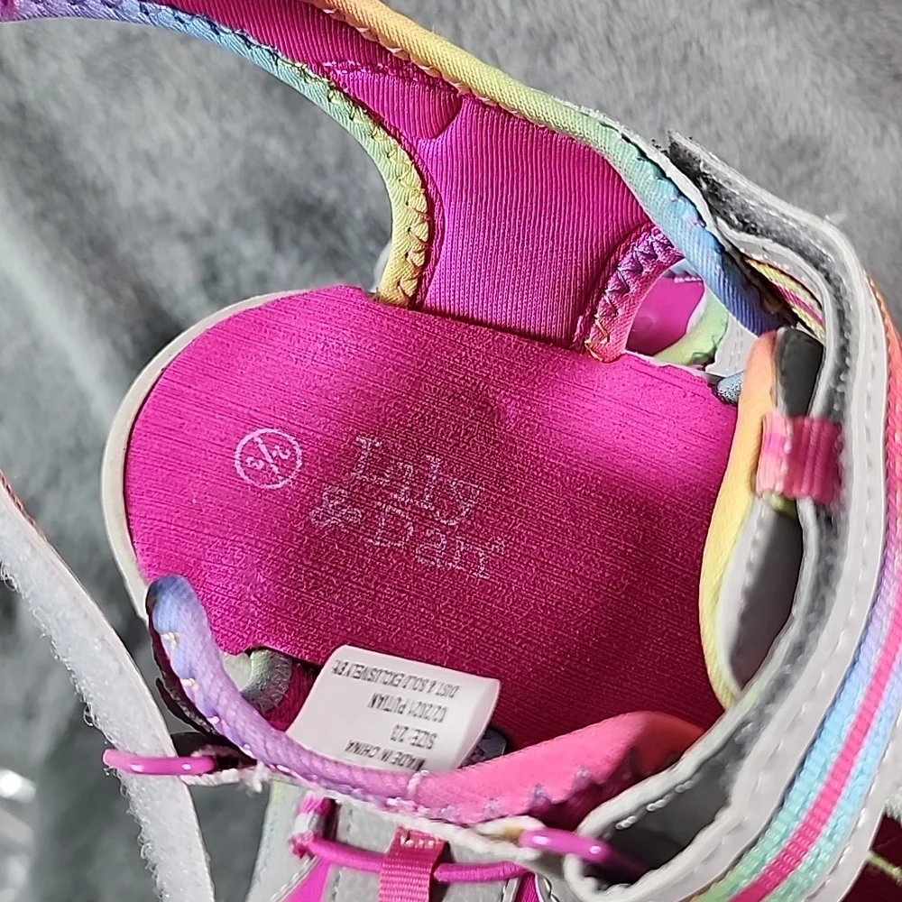 Lily & Dan Girls Sandals Size 2/3. - Picture 6 of 9